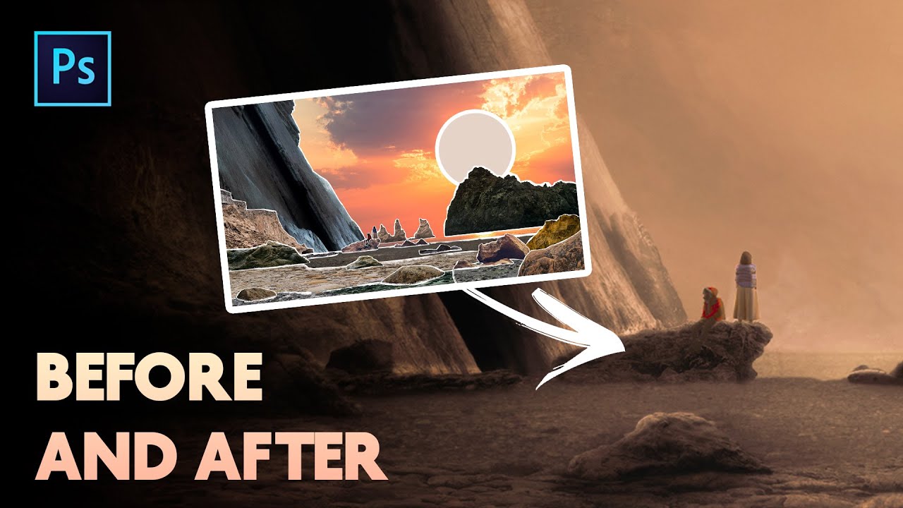 Turning Stock Photos Into LANDSCAPE ART using Photoshop! | Remnants on a Sunday Afternoon