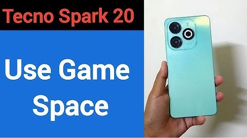 How to use game space Tecno Spark 20, game turbo on kaise karen