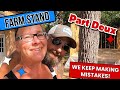 BUILDING A DIY FARMSTAND FROM SCRAPS, PART TWO |tiny house, homesteading, cabin build, DIY HOW TO