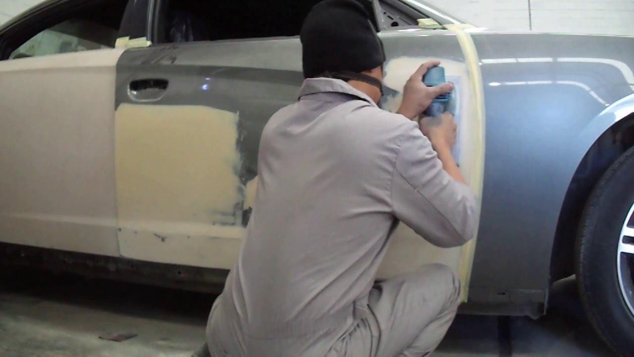 sanding a car YouTube