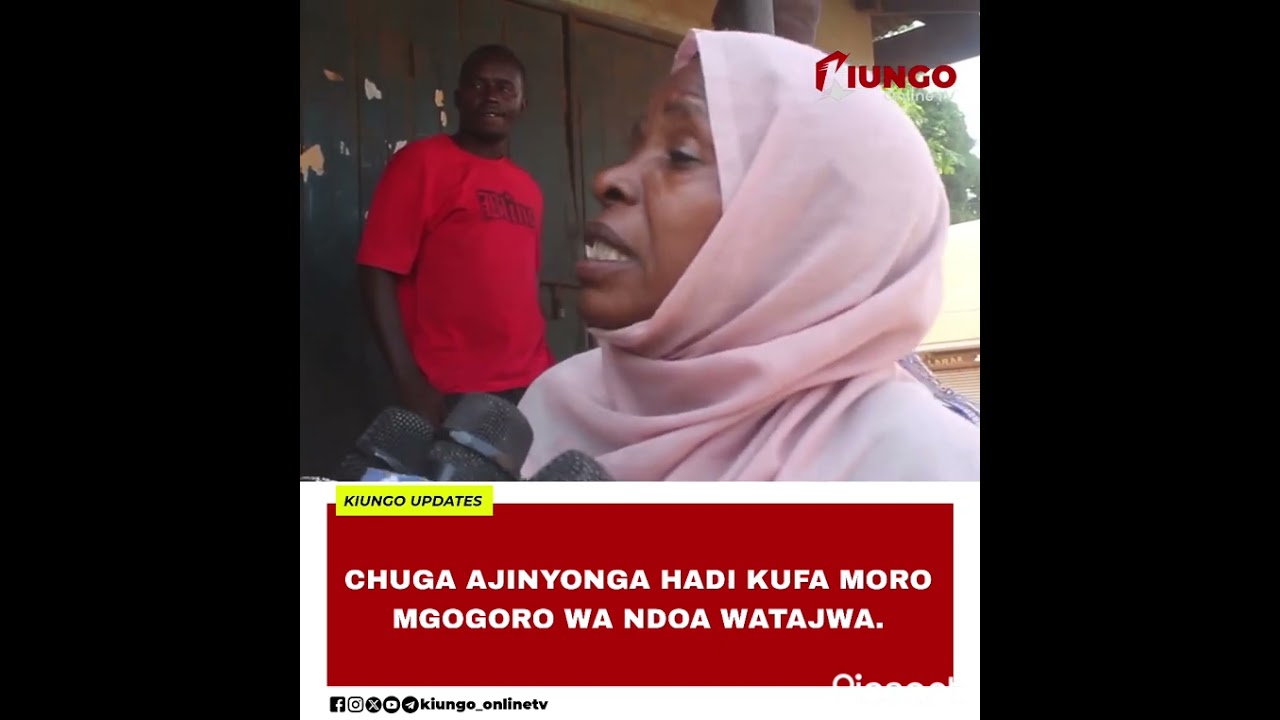 CHUGA AJINYONGA HADI KUFA MORO MGOGORO WA NDOA WATAJWA.