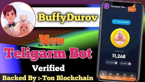 Buffy Durov Teligarm Bot Mining | New Teligarm Bot Verified Project | Buffy Durov New Bot Don