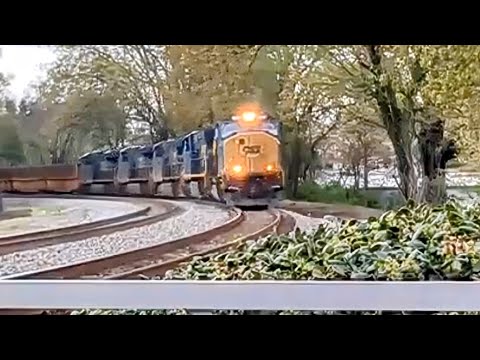 CSX Northbound mixed freight train in kennnasaw Georgia. - YouTube