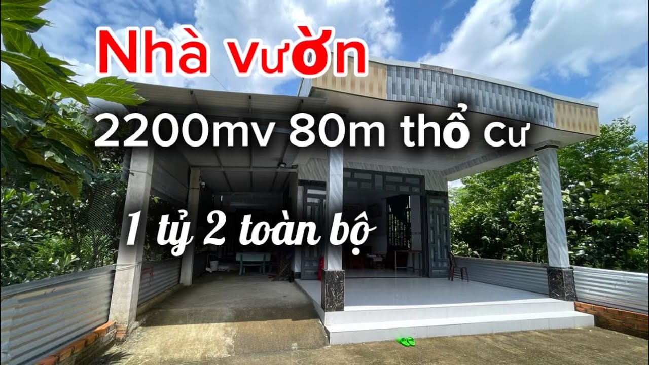 NHÀ NÀY KHÔNG MUA THÌ MUA NHÀ NÀO CÔ CHÚ 2200mv 80m THỔ CƯ BÁN CỰC RẺ CHỈ 1 tỷ 2 CHO TOÀN BỘ NHÀ 