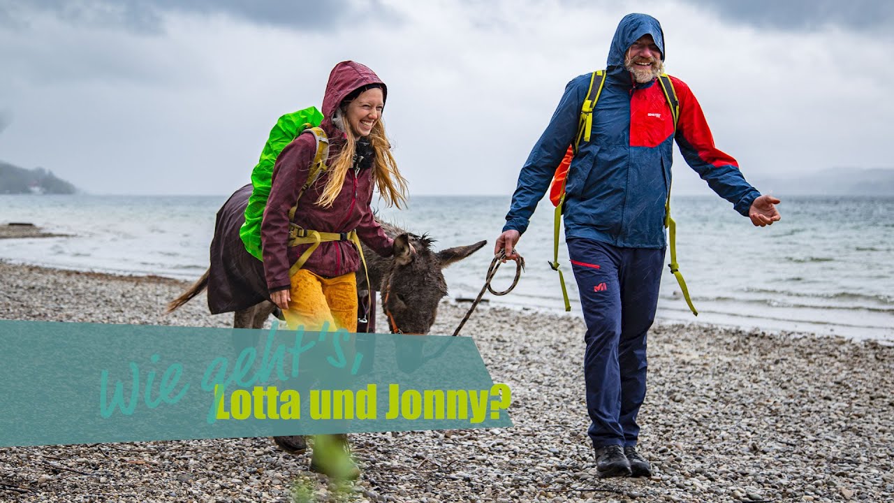 Wie geht's Lotta Lubkoll und ihrem Esel Jonny? – Interview-Wanderung am Starnberger See