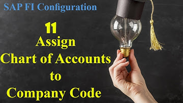 011 SAP FI Configuration: Assign Chart of Accounts to Company Code
