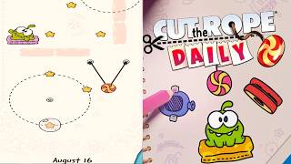 Cut the Rope Daily August 16 2026 Walkthrough 10 Stars