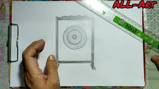 Cara mudah menggambar  alat musik tradisional (GONG)