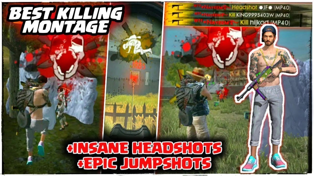 ☠️😱🔥🔥Op montage in lobby like pro 🔥🔥😱☠️