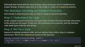 How to Convert a Recursive Function to an Iterative One in JavaScript