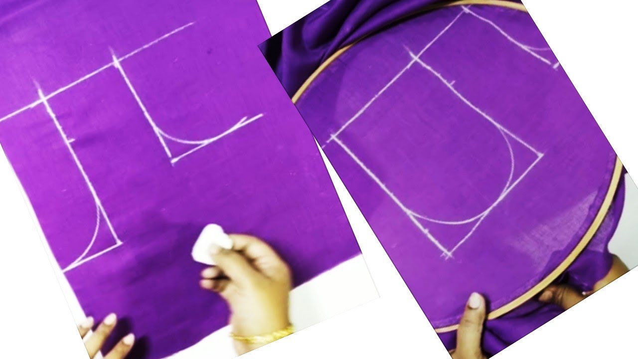 Preparing The Blouse Before Making Aari