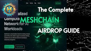 🔥 MeshChain DePin Airdrop Guide:  Step-by-step Guide on How to Position Yourself for Airdrop! 🔥| $0