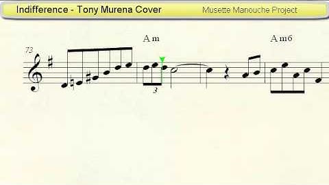 Indifference (Tony Murena Cover) - Accordion sheet music