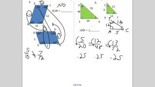alg geo unit 5 days 2 and 3 notes similar polygons