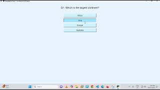 🏆 Perfect Score in Geography Quiz! | Continents & Oceans Challenge