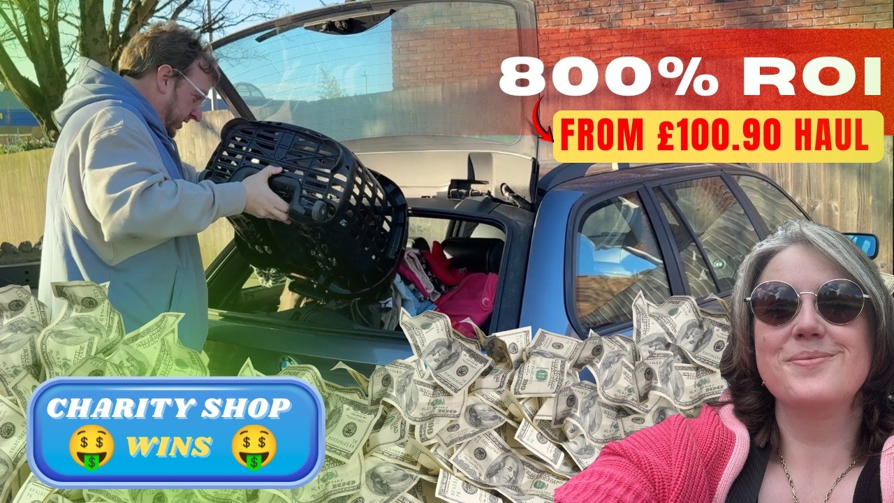 We Turned a £100 Salvos Charity Shop Haul → 800% Profit… | Loot Weekly Vlog #3