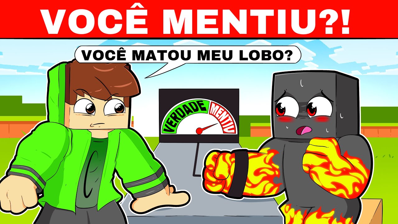 USEI DETECTOR DE MENTIRAS NOS AMIGOS NO MINECRAFT