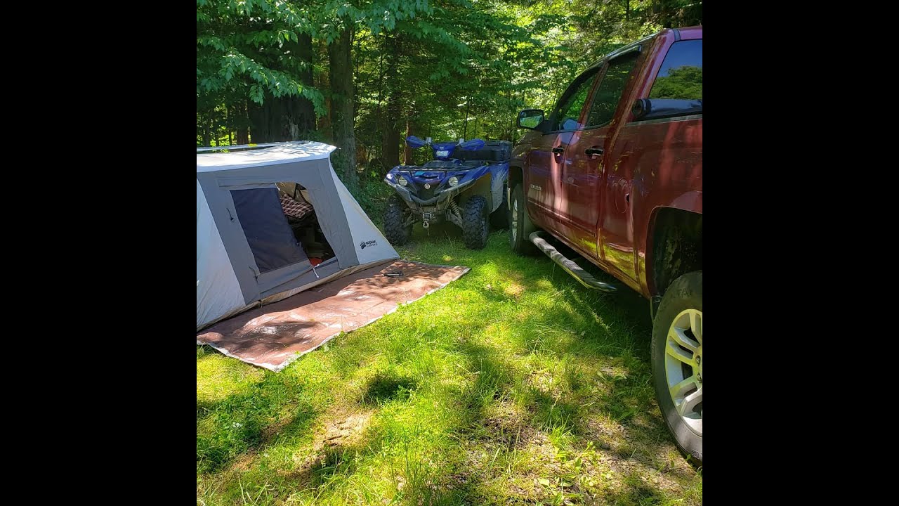 Marienville PA ATV Trail Ride on Yamaha Grizzly and CanAm Maverick