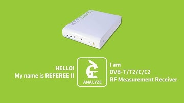TestTree Referee II - DVB-T/T2/C/C2 RF Measurement Receiver