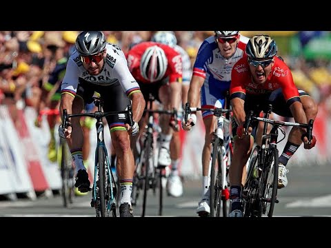 Video: Fransa Turu 2018: Peter Sagan sarı renk için 2. Etabı kazandı