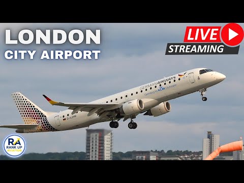 🔴CROSSWINDS | London City Airport LIVE ✈️ | Plane Spotting from LCY | 14 July 2025