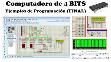Computadora de 4 Bits - Capítulo 8 (final): Ejemplos de Programación