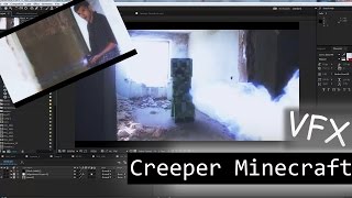 Creeper Minecraft 3ds max, After effects - Криппер с МайнКрафт