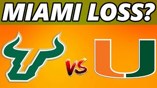 Miami Hurricanes Predicted to LOSE Game Against USF Bulls This Season!?