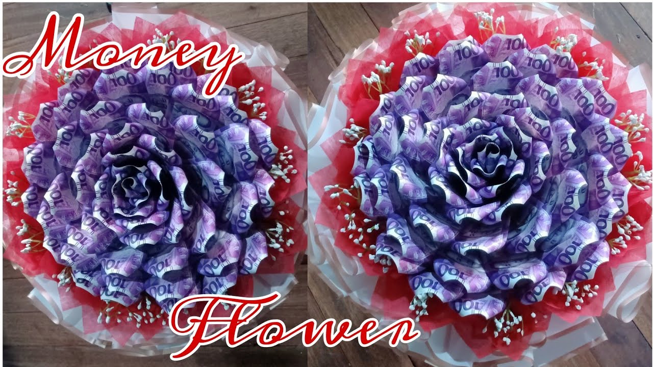 How to make big money flower/ Money bouquet #diybouquet #moneybouquet #moneyflower #giftideas