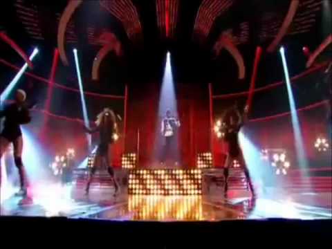 Usher Performs DJ Got Us Fallin&rsquo; In Love & OMG at X Factor Live Result Concert Show 2010