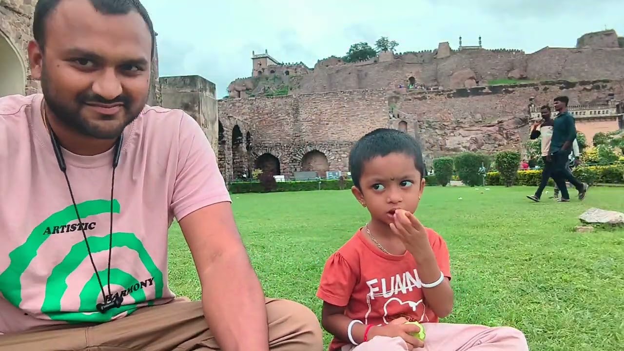 6 Hours in 5 Minutes | Golconda Fort, Hyderabad Time-Lapse | Family Day Exploring Nature & History 🌄