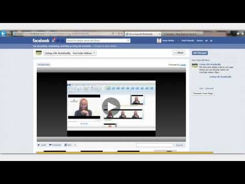 How To Add A YouTube App To Facebook Page 2014