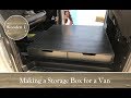 Making a Storage Box for a Van - Wooden U