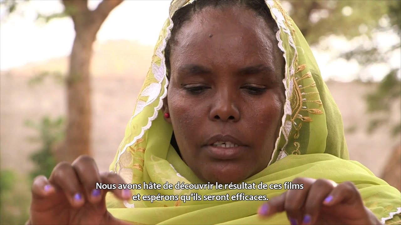 Atelier de vidéo participative organisé dans le camp de réfugiés de Mai Aini en Ethiopia