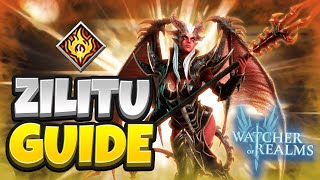 ZILITU GUIDE - Best Guild Boss Hero! [Watcher of Realms]