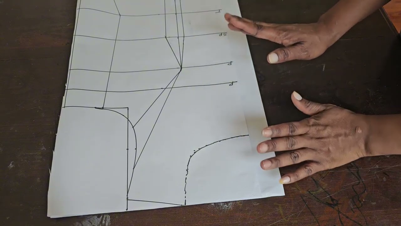 comment couper patron  du haut décorté, tres facile #couture #sewingfashion #couture #debutante #pat