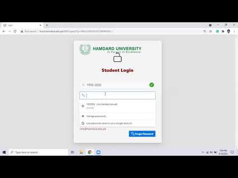 Hamdard Student CMS and LMS portal Overview