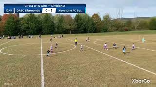DASC Diamonds vs. Keystone South Girls ‘16 Elite — Oct. 18, 2025