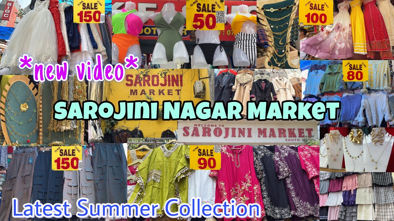 Sarojini Nagar Market Delhi😱| Latest Summer Collection 2025 with Shop No. | Jasmine kaur