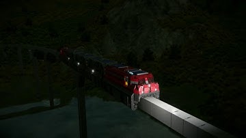 Space Engineers - Autonomous Monorail (First Test)