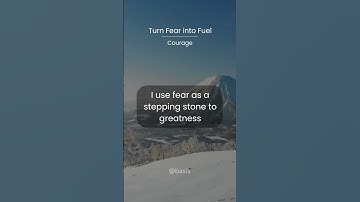 🔥 Turn Fear into Fuel | Powerful Affirmation for Courage & Success 🚀✨
