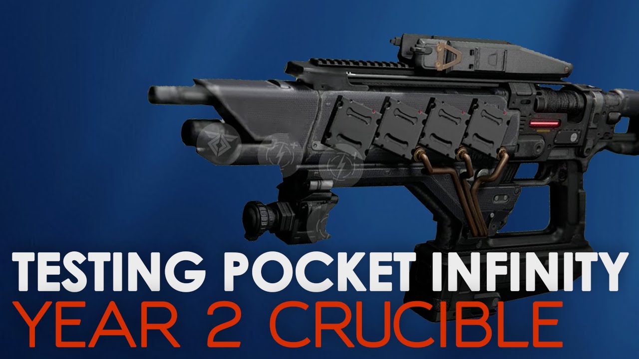 Destiny Testing Pocket Infinity in Year 2 Crucible (Funny Moments