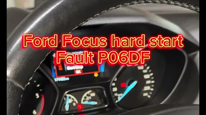 Ford Focus P06DF, glow plug control module 1 memory checksum error(glow plug relay, module location)
