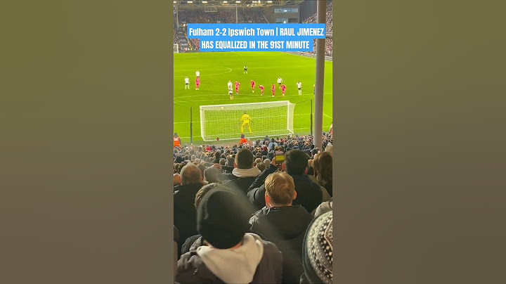 Fulham 2-2 Ipswich Town | RAUL JIMENEZ HAS EQUALIZED IN THE 91ST MINUTE. #ytshorts #highlights