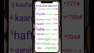kodiwwan safaricom me_pesa safaricom Ethiopia ethio telecom Ethiopia code #safaricom #ethiopia #afaa