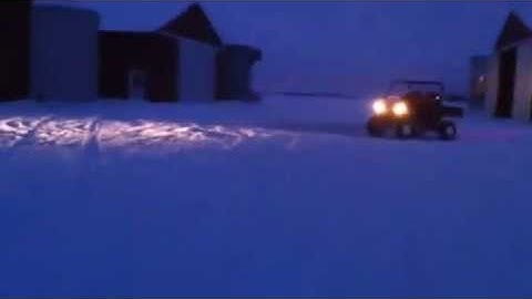 2011 Polaris ranger xp 800 limited edition doing donuts in the snow