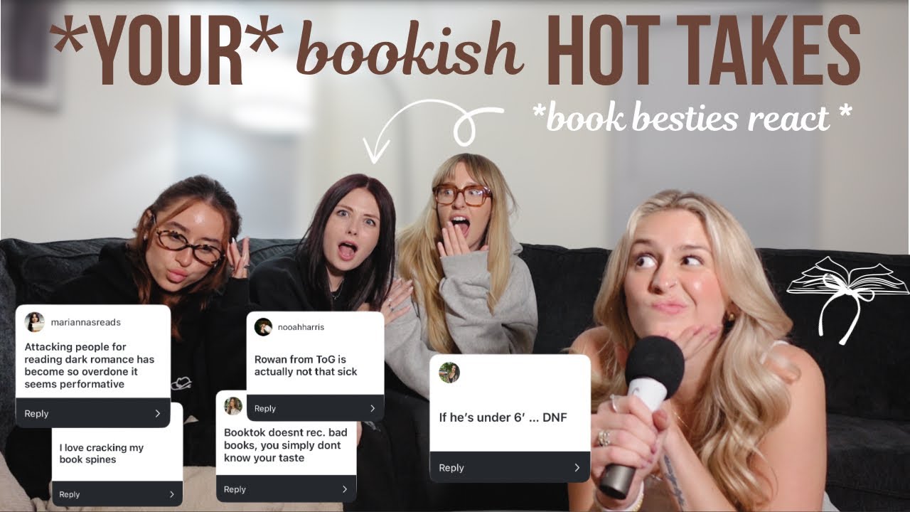 booktokers vs. *YOUR* bookish hot takes 🔥 