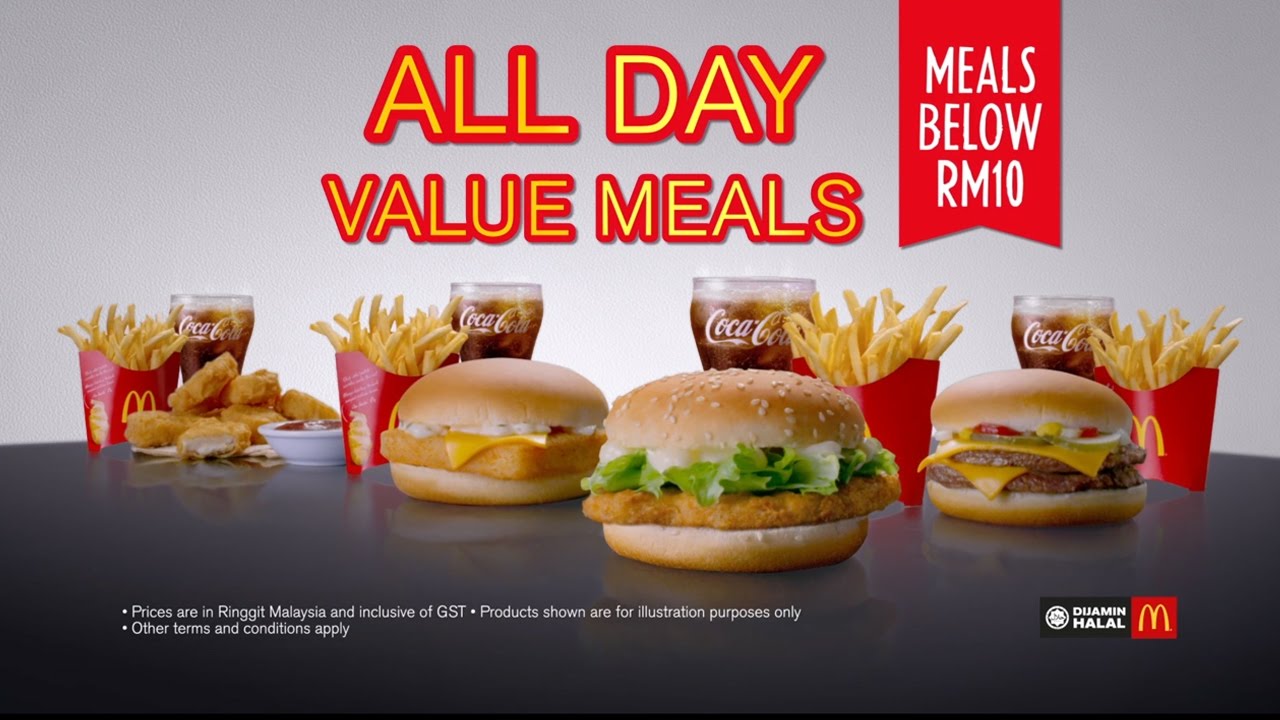 All Day Value Meals YouTube