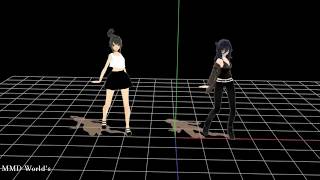 [MMD] Bad Apple || Ayano ✘ Oka (Yandere Sim.)