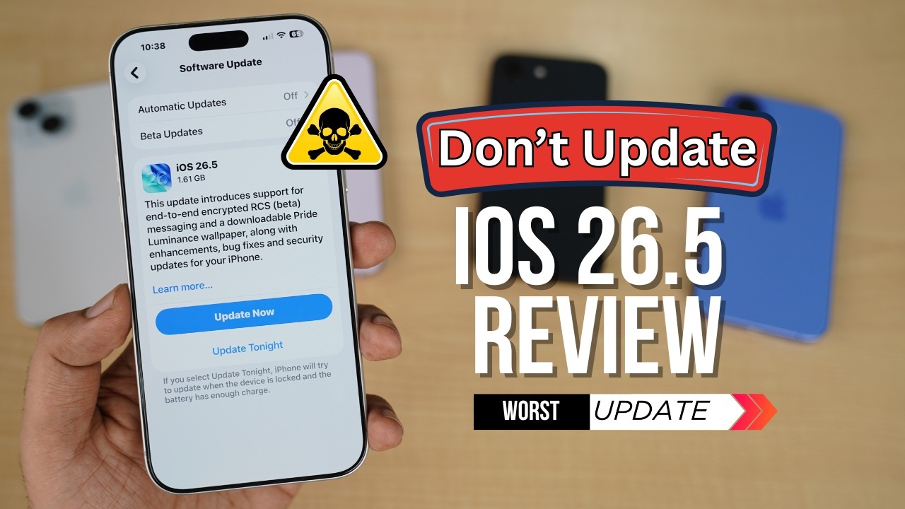 iOS 26.5 Review | Don't Update Big Problems | Amazon Great Summer Sale